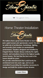 Mobile Screenshot of eleganthometheatersystems.com